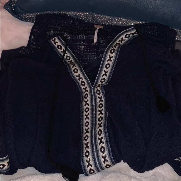 Free People Tops - Free People boho blouse